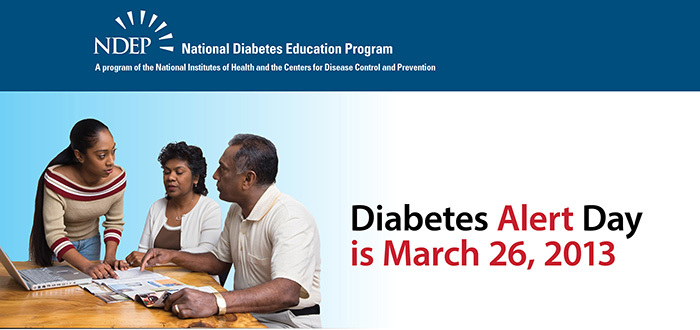 coprevent diabetes alert day is march 26
