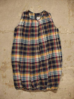 FWK by Engineered Garments Baker Jacket & Tuck Dress in Navy Madras Plaid Spring/Summer 2015 SUNRISE MARKET