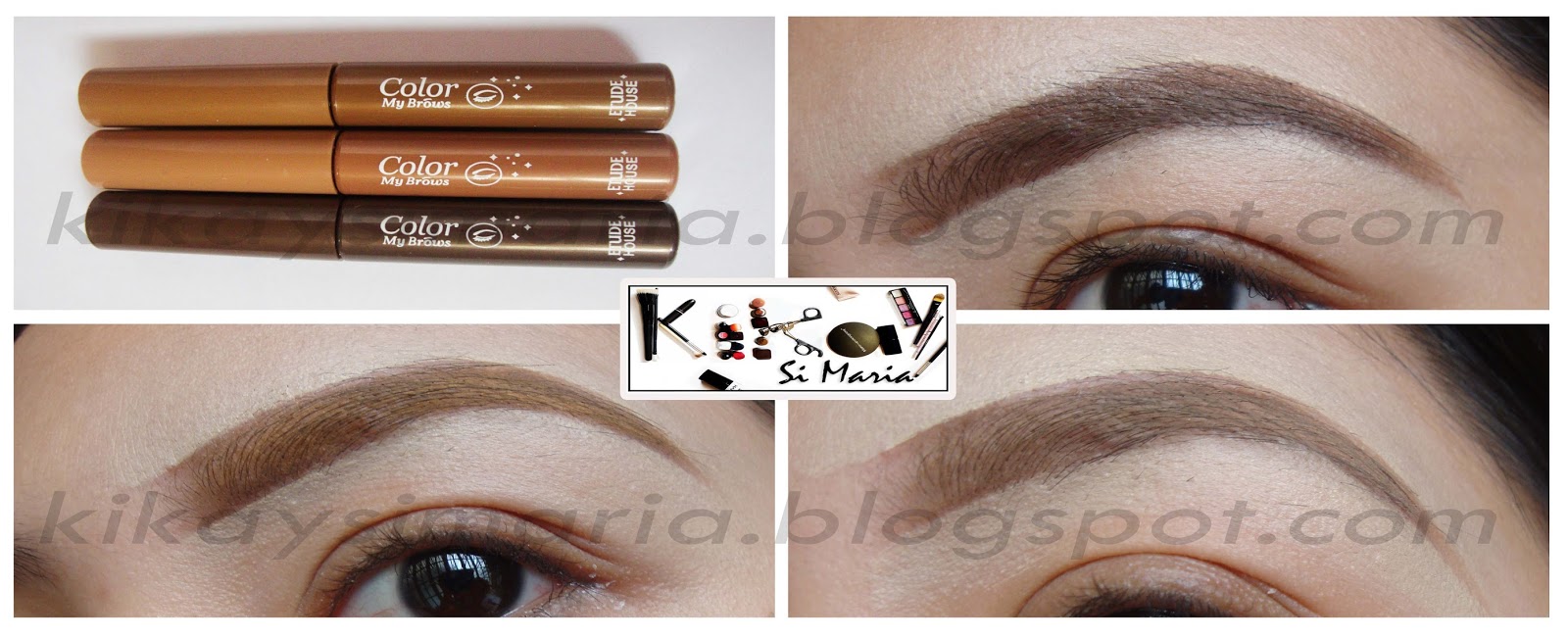 KIKAYSIMARIA Etude House Color My Brows Singapore Authentic version
