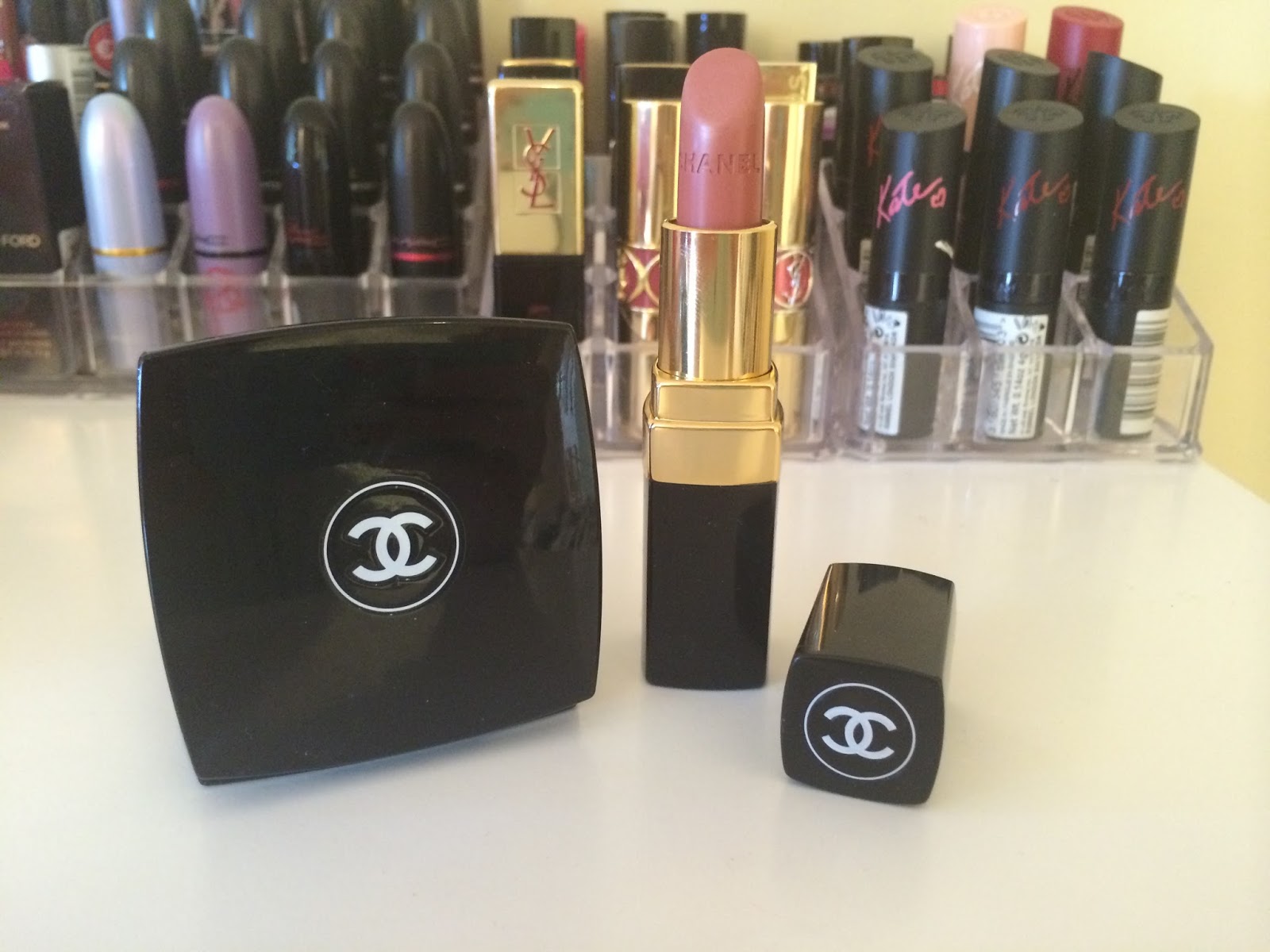 Choosing Your Wedding Lipstick - Pale/fair skin and ginger hair. Chanel  Rouge Coco 402 Adrienne