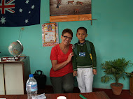 Judy with her sponsored child