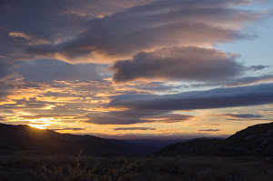 Sunset at Lake Tasersuatsiaap Qalia