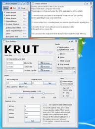 krut- the free screen recorder softwares for windows