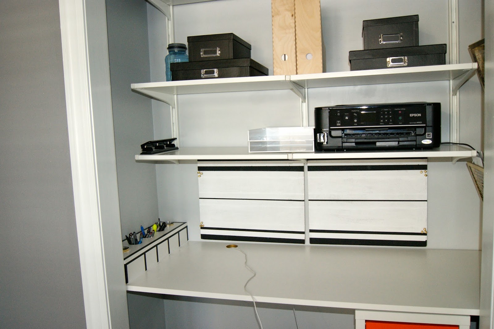 Desk In Closet Diy Desk In Closet Diy