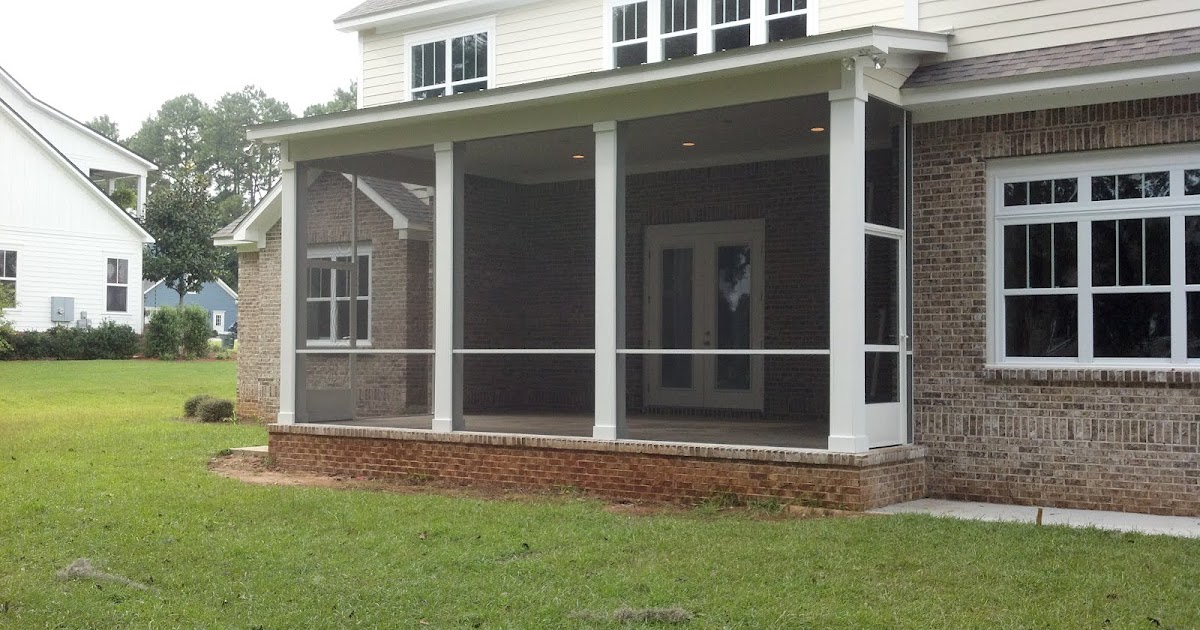 Screen Rooms Tallahassee Southwood Screened Porch Project