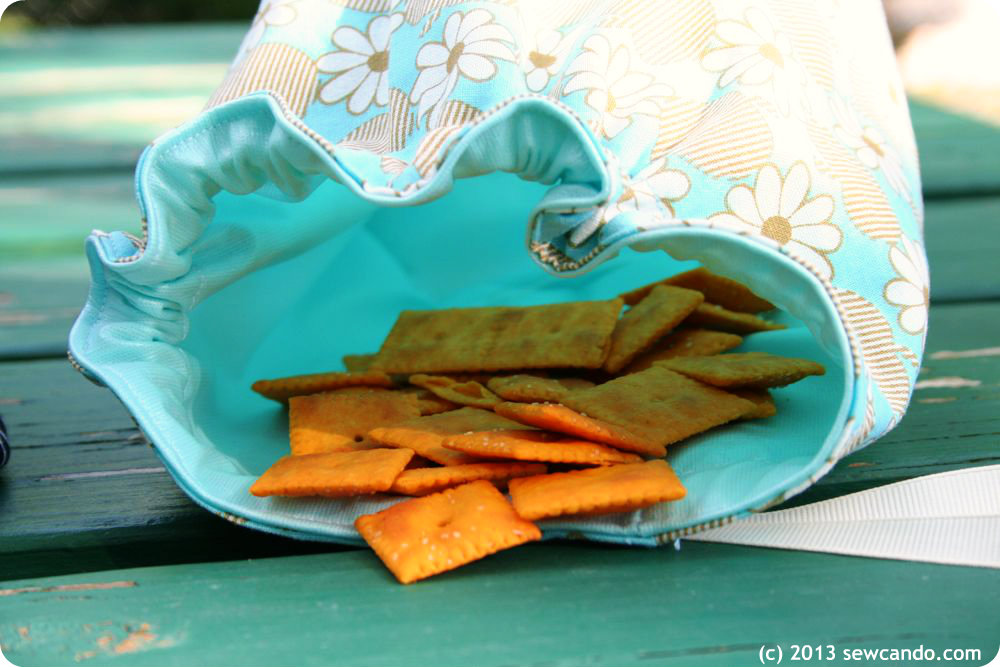 Sew Can Do Ultimate Reusable Snack Sack Tutorial Using Food Safe Fabric