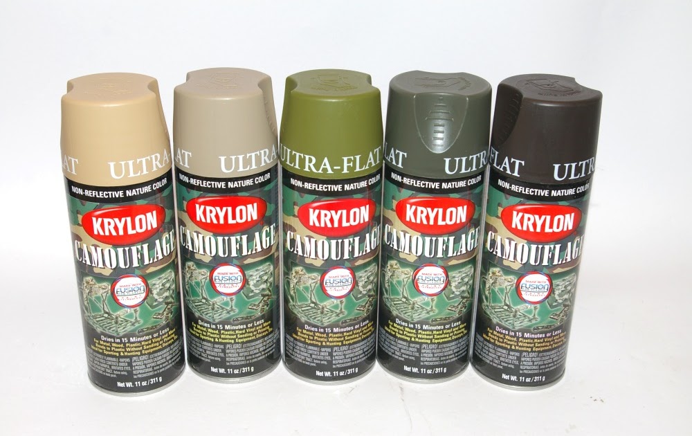 How to do Krylon MultiCam Type Camouflage Paint Job