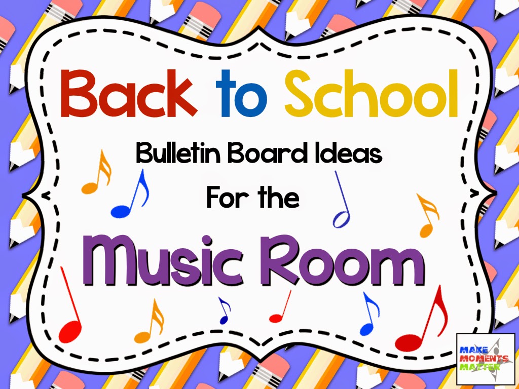 Sew Much Music Back to School Bulletin Boards