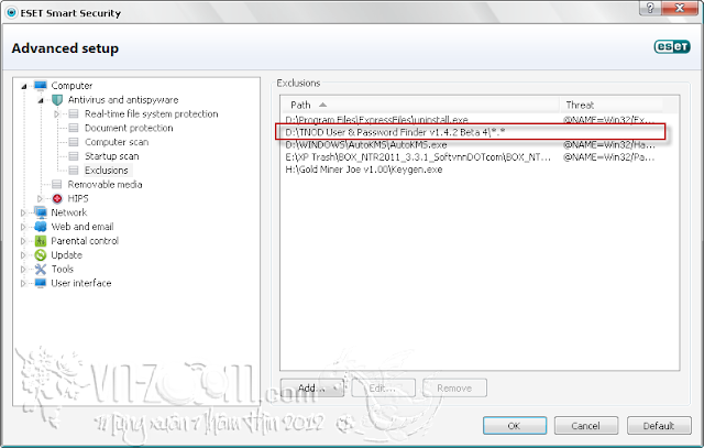TNOD User and Password Finder: Tìm Key tự động cho mọi phiên bản ESET 07-05-2012+7-48-29+CH