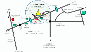 Peta Ke Masjid Batu 10 Cheras