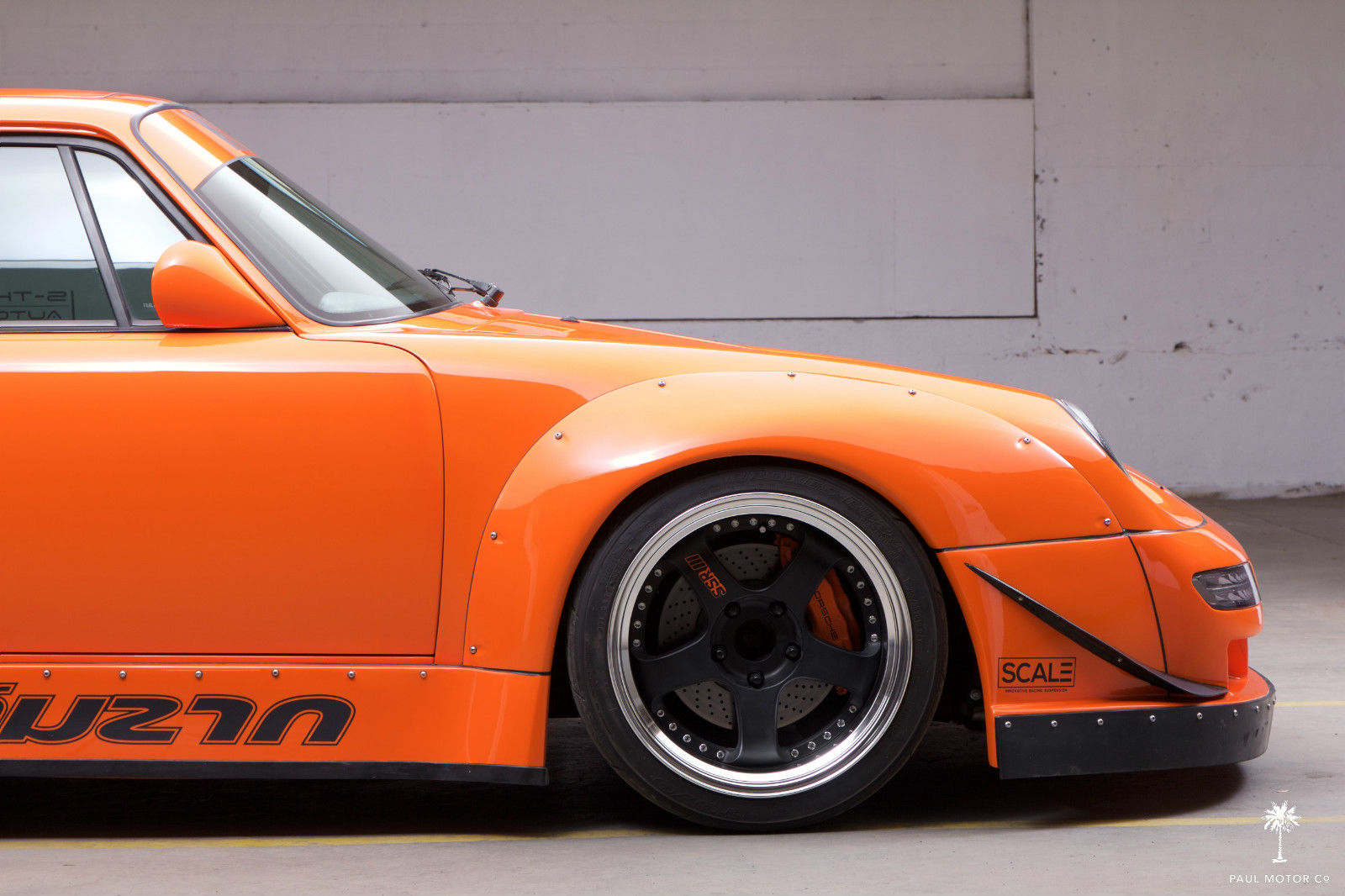 Crazy Widebody Corvette Powered 1995 Porsche 911 Hits