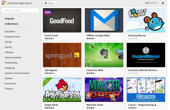 Chrome web store