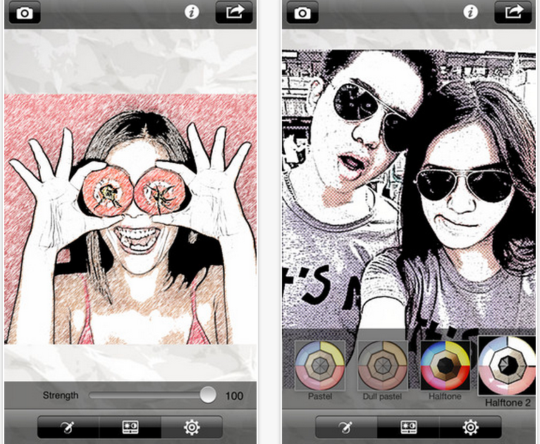 Easily Convert Pictures into Cartoons Using XnSketch iPad App Educational Technology and