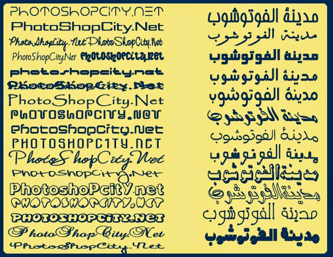 تحميل اكبر مجموعة خطوط عربية انجليزية 5000 خط Th3 Bro Tec
