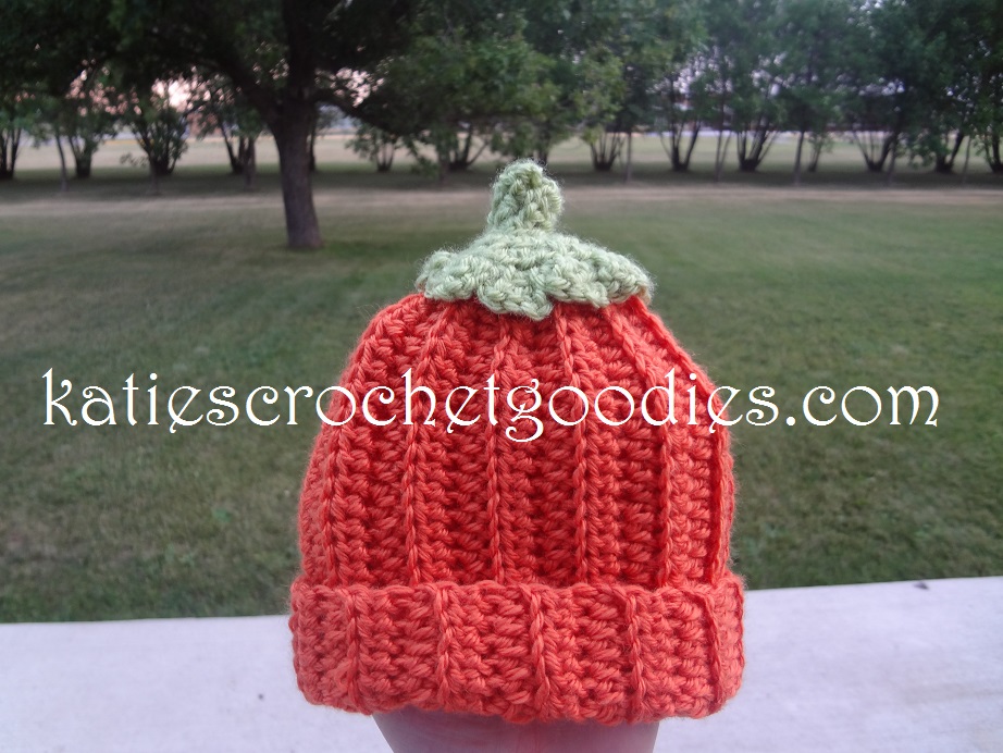 Free Crochet Pumpkin Hat Pattern - Katies Crochet Goodies