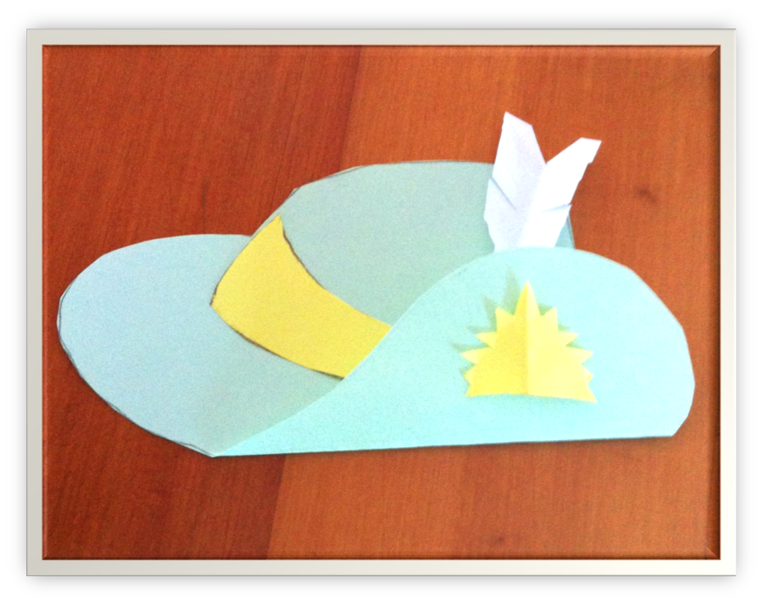 Anzac Slouch Hat Day Craft