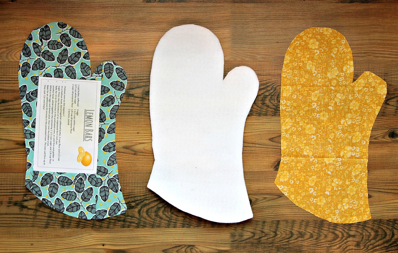 Handmade Mother's Day Recipe Oven Mitt TaylorMade