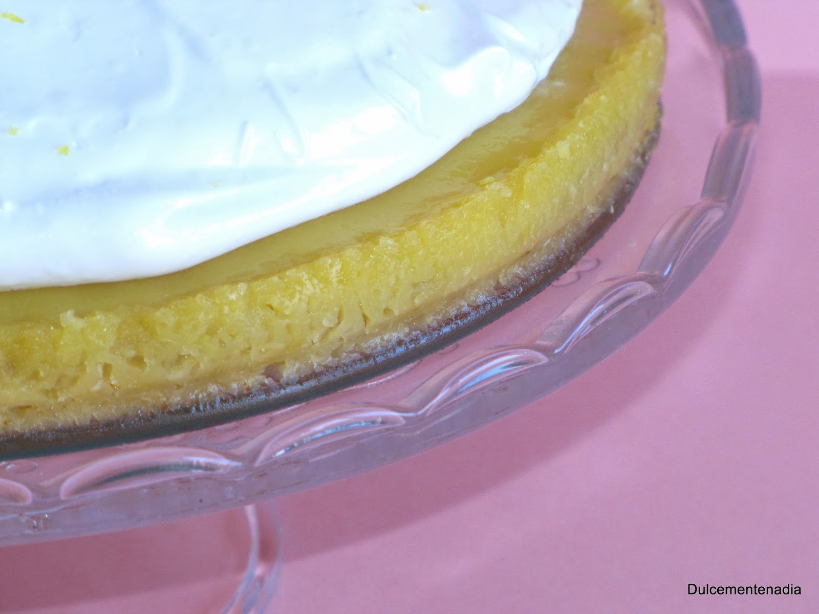 Dulcemente Nadia Tarta de limón con masa quebrada y merengue