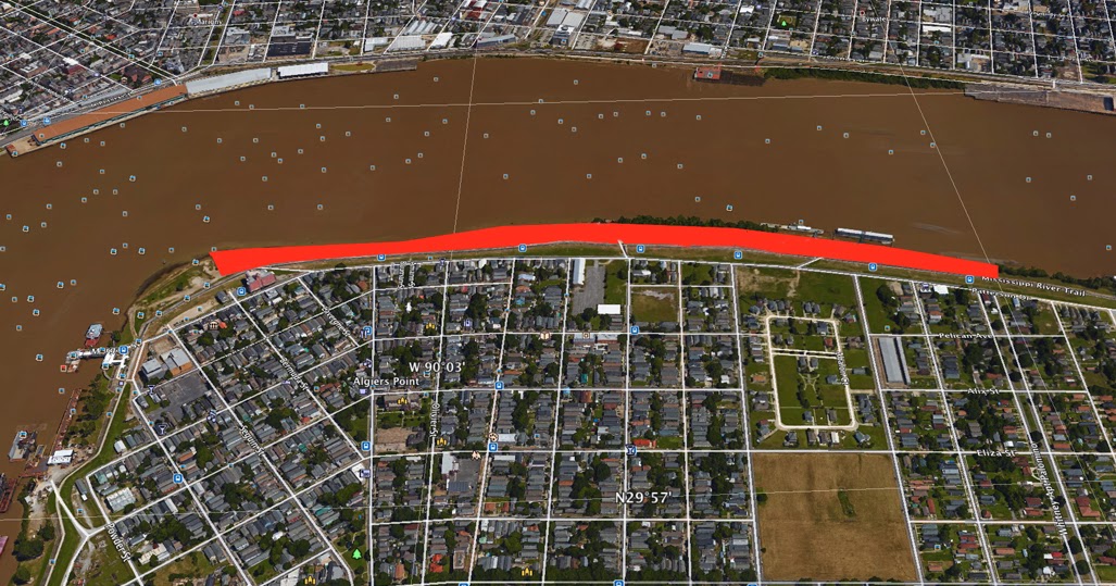 American Zombie New Orleans Neighborhoods Algiers Point Batture