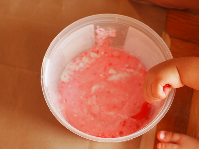 Make Homemade Sidewalk Chalk Pink Stripey Socks