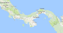 Panama - map