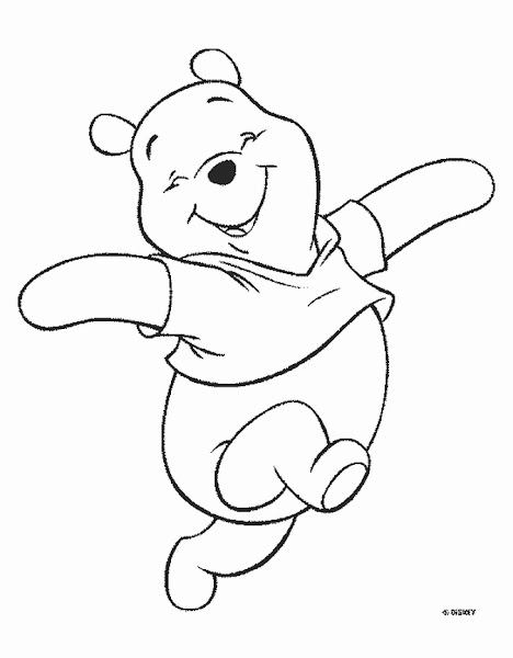 Winnie the Pooh Characters Coloring Pages