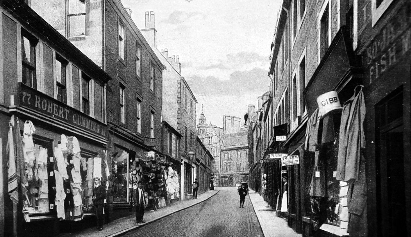 Tour Scotland Photographs Old Photograph Friars Vennel Dumfries Scotland