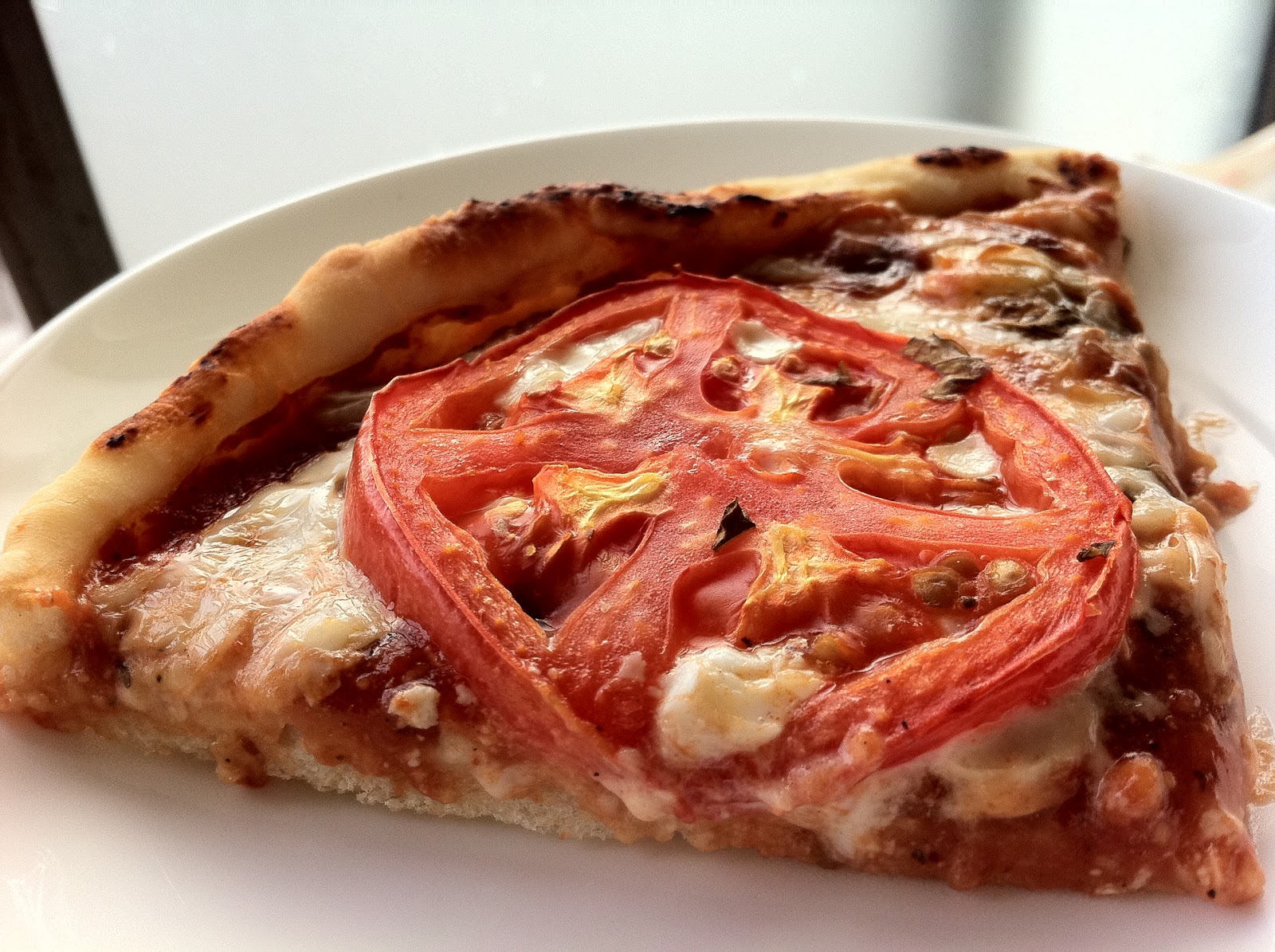 Knifing Forking Spooning Mario Batali's Pizza Margherita with Homemade