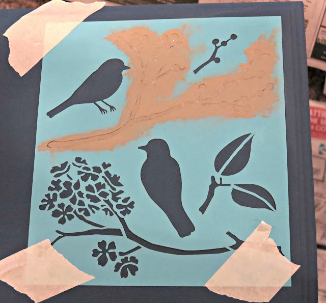 Granny Fabulosa Chalk paint and stencil makeover