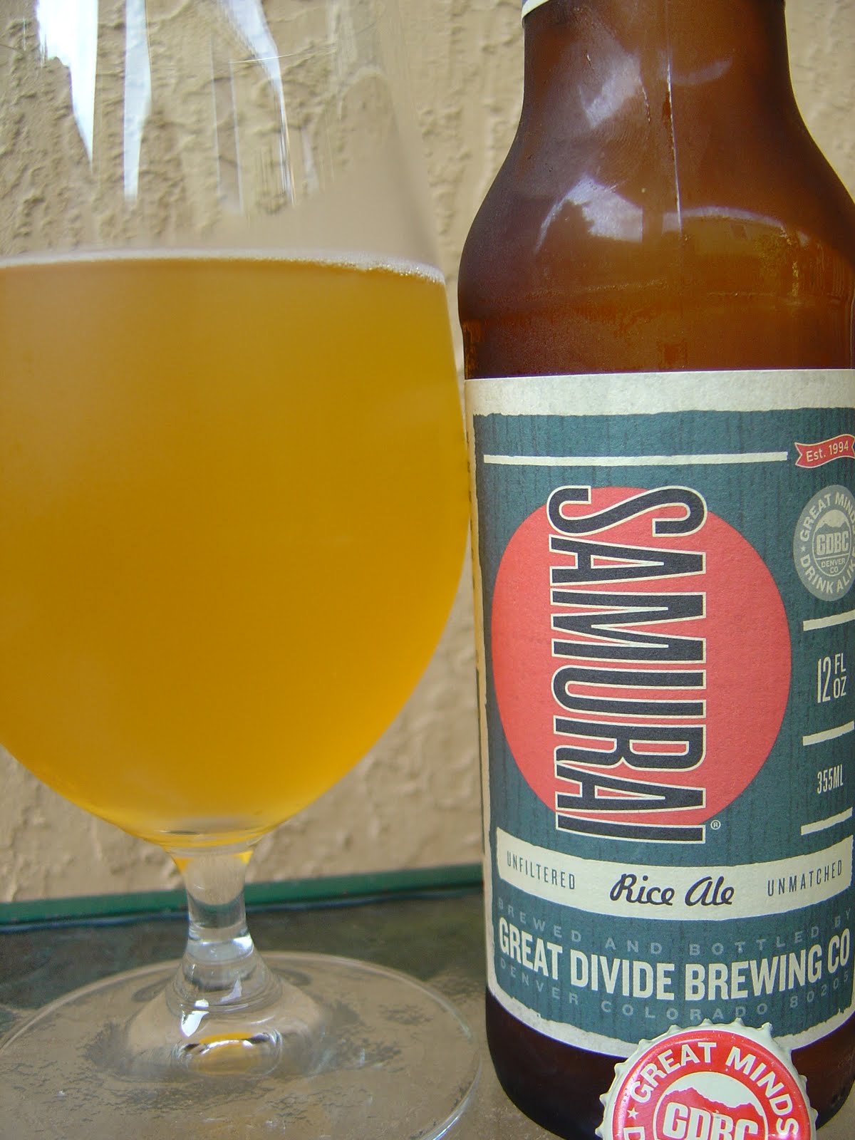 Daily Beer Review Samurai Rice Ale