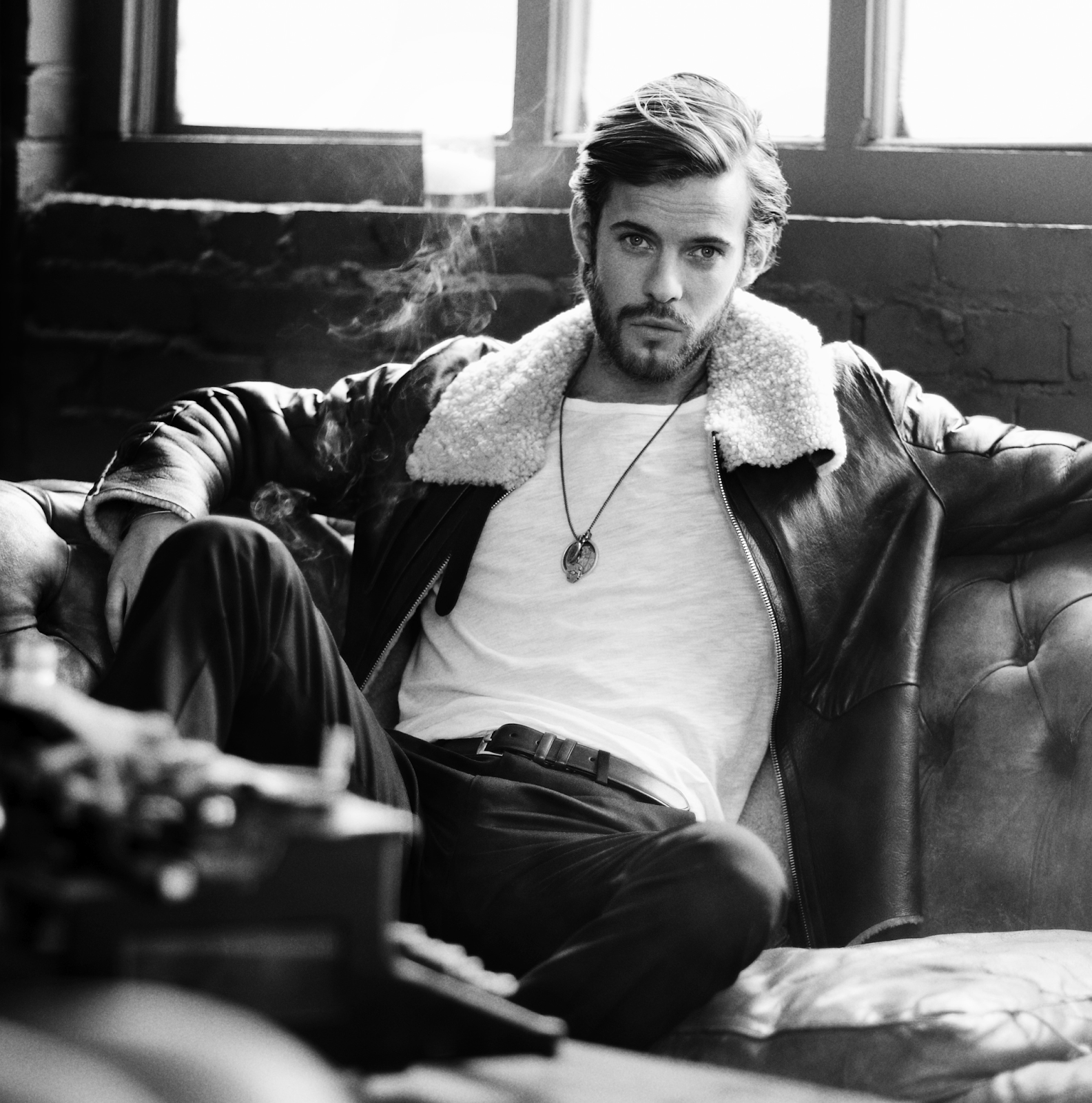 my new plaid pants: Gratuitous Harry Treadaway