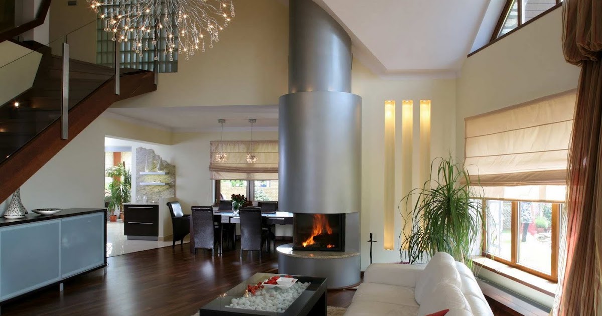 10 Salas modernas con Chimenea | Ideas para decorar, diseñar y mejorar