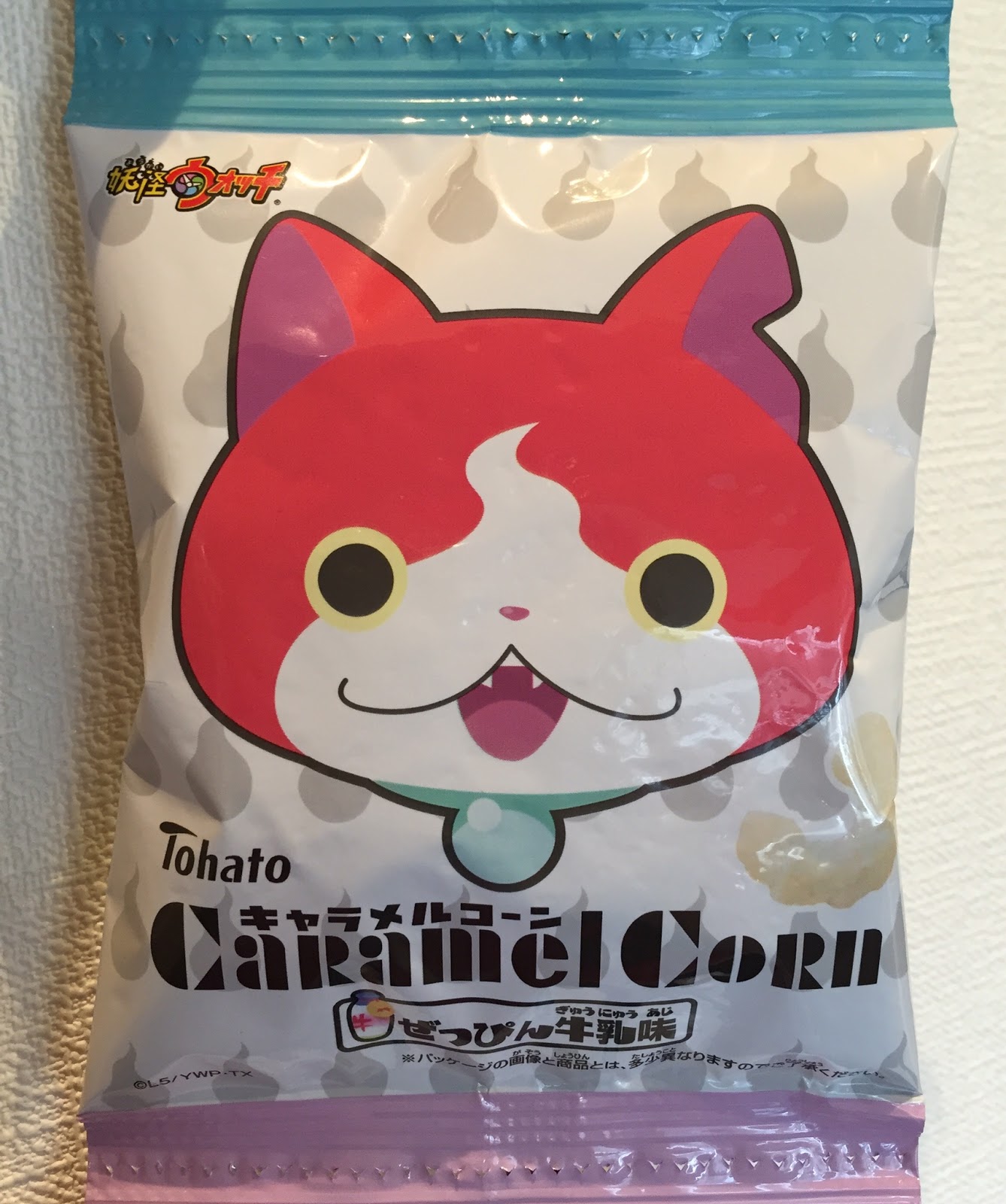 YoKai Watch Caramel Corn Exquisite Milk Flavor / 妖怪ウォッチ キャラメルコーン ぜっぴん