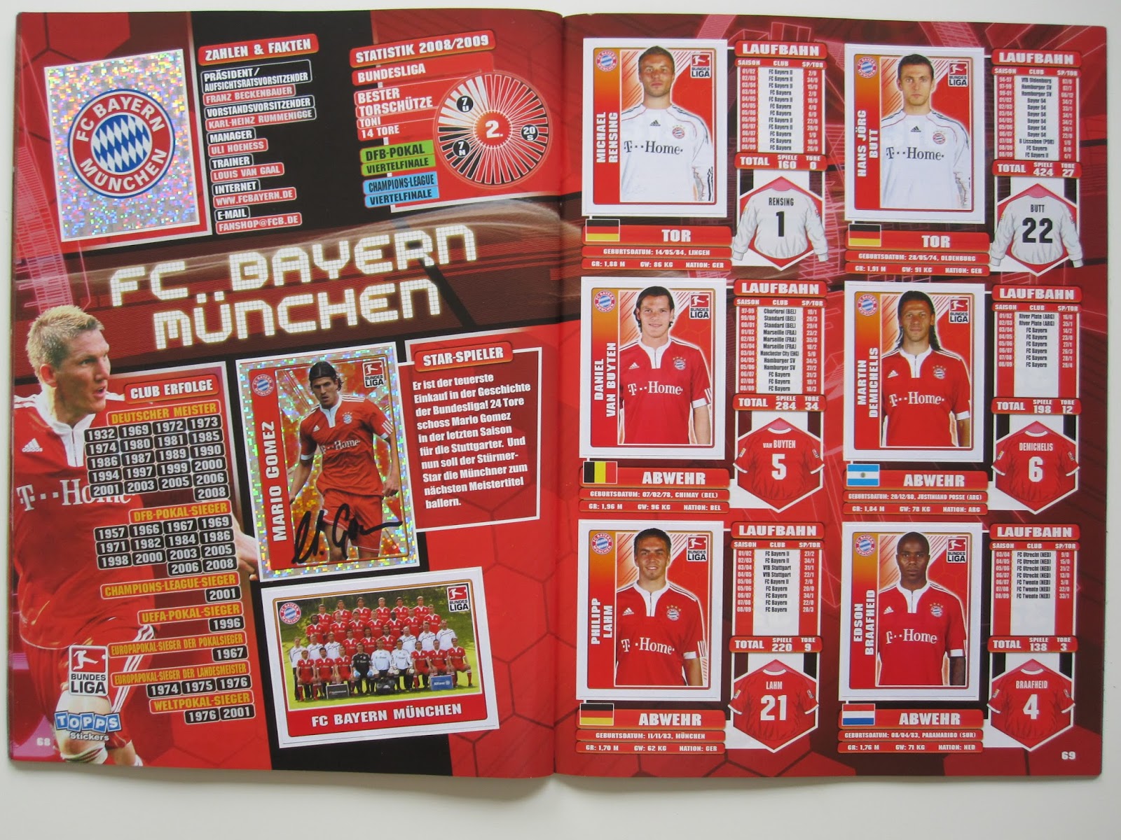 Only Good Stickers Topps Bundesliga 2010
