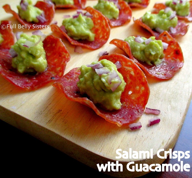 Salami Crisps w Guacamole