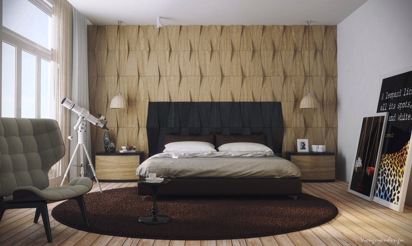 Deco chambre interieur: chambres à coucher avec des palettes neutres
