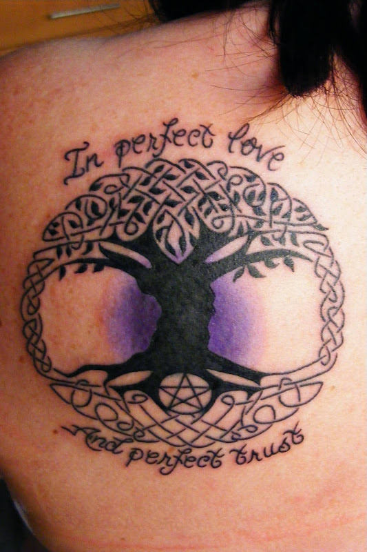 Celtic Family Tree Tattoos Designs title=
