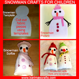 snowman crafts sewing