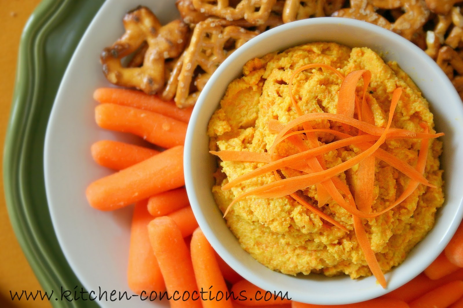 Carrot Hummus Kitchen Concoctions