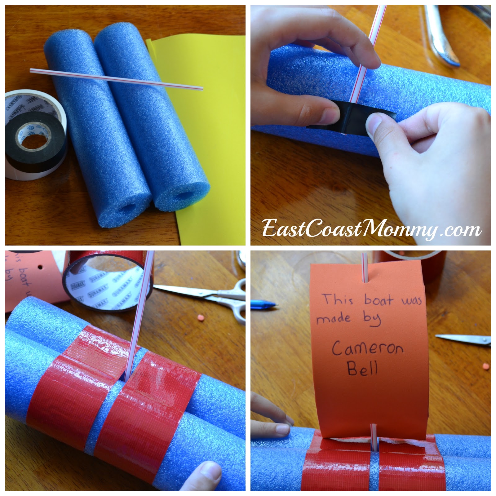 East Coast Mommy Pool Noodle Boat