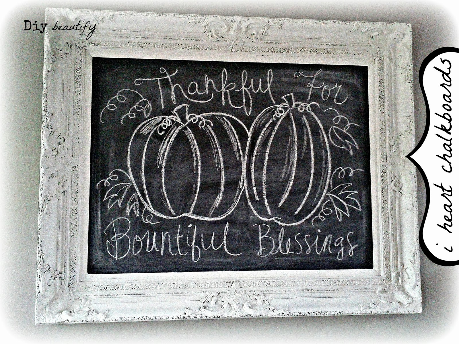 How to Make a Chalkboard From a Cupboard Door DIY beautify