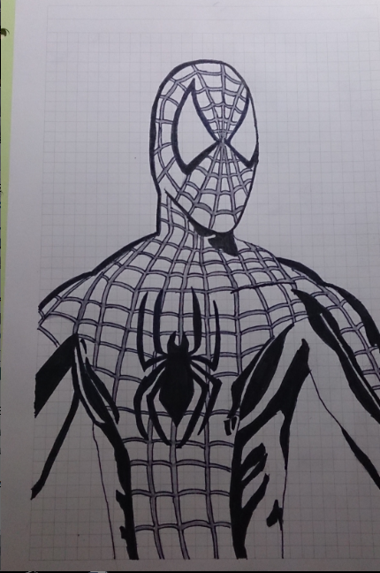 My Useless Art: Spider-Man Movie Drawing