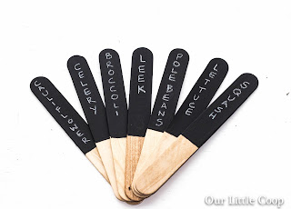 DIY, urban farm, seed, markers, how-to, make your own, label, garden, plant, label, beets, basil, tomato, chalk DIY, urban farm, seed, markers, how-to, make your own, label, garden, plant, label, beets, basil, tomato, chalk