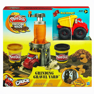 Play-Doh Diggin' Rigs Tonka Chuck 'N Friends Grinding Gravel Yard Set 