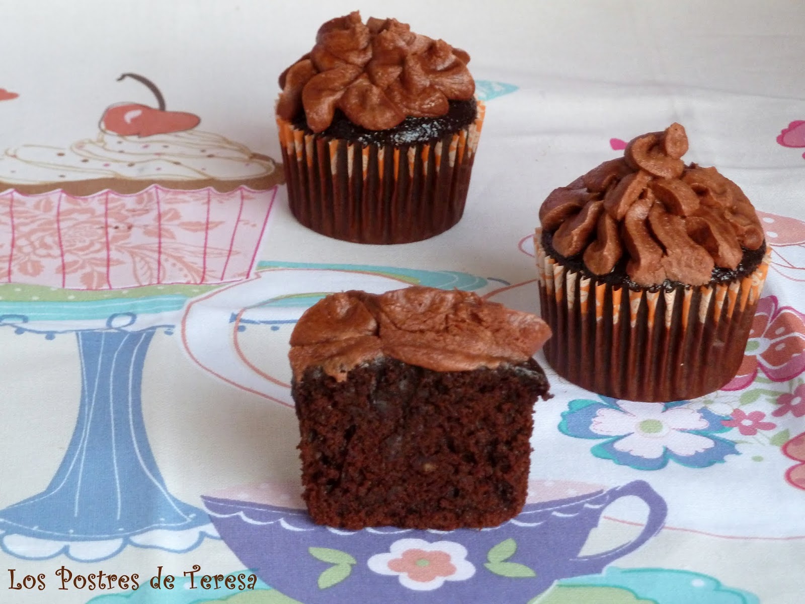 Los Postres de Teresa Cupcakes, perdón, Magdalenas de Chocolate