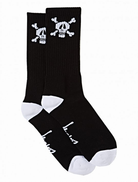 black stussy socks