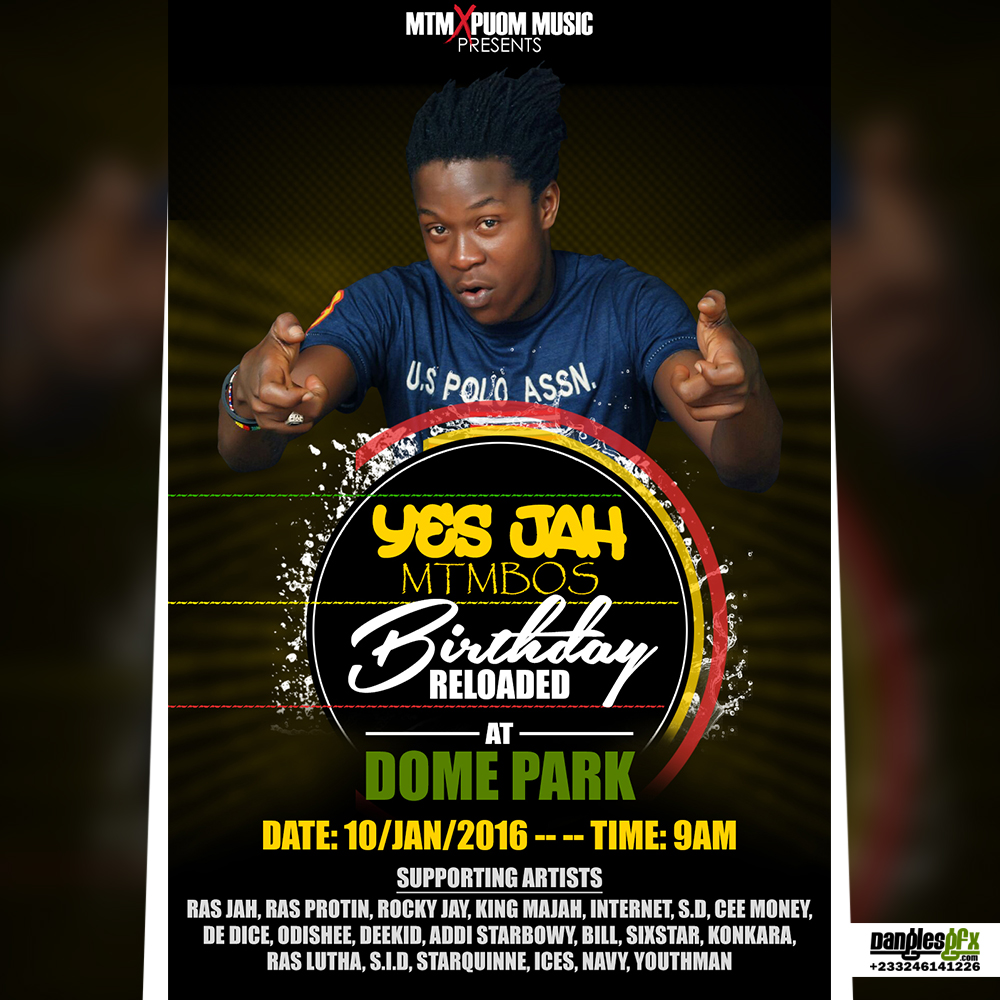 yes jah birthday reloaded flyer desgined by danglesgraphics yes flyer