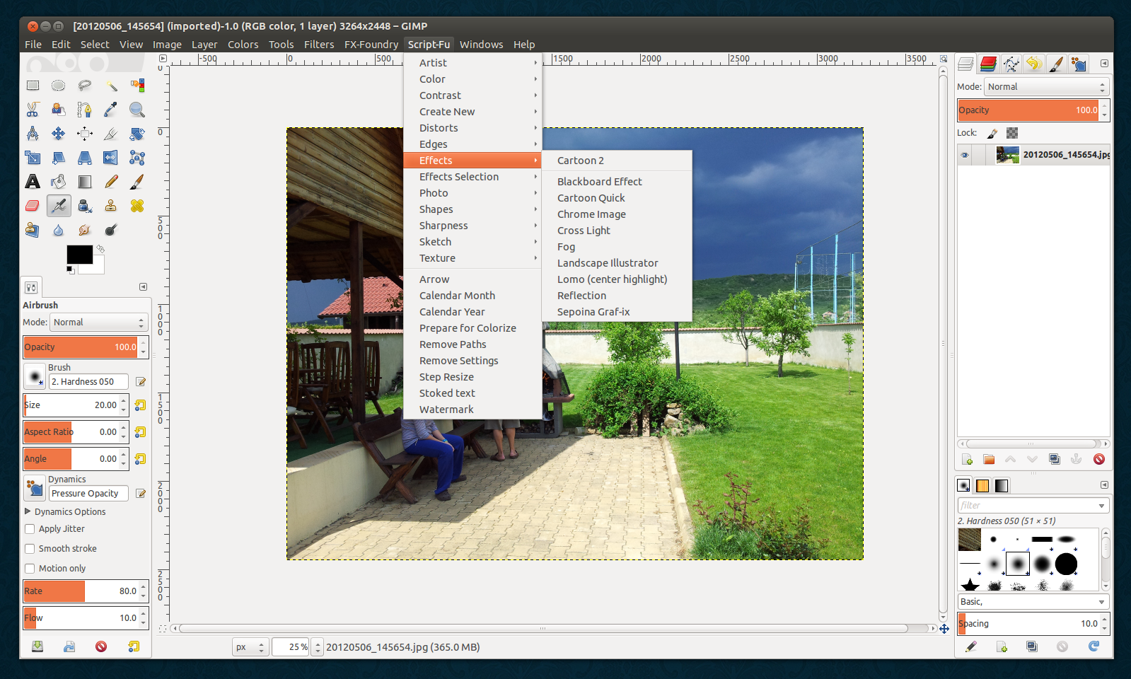 gimp 2.8.22 save as jpeg