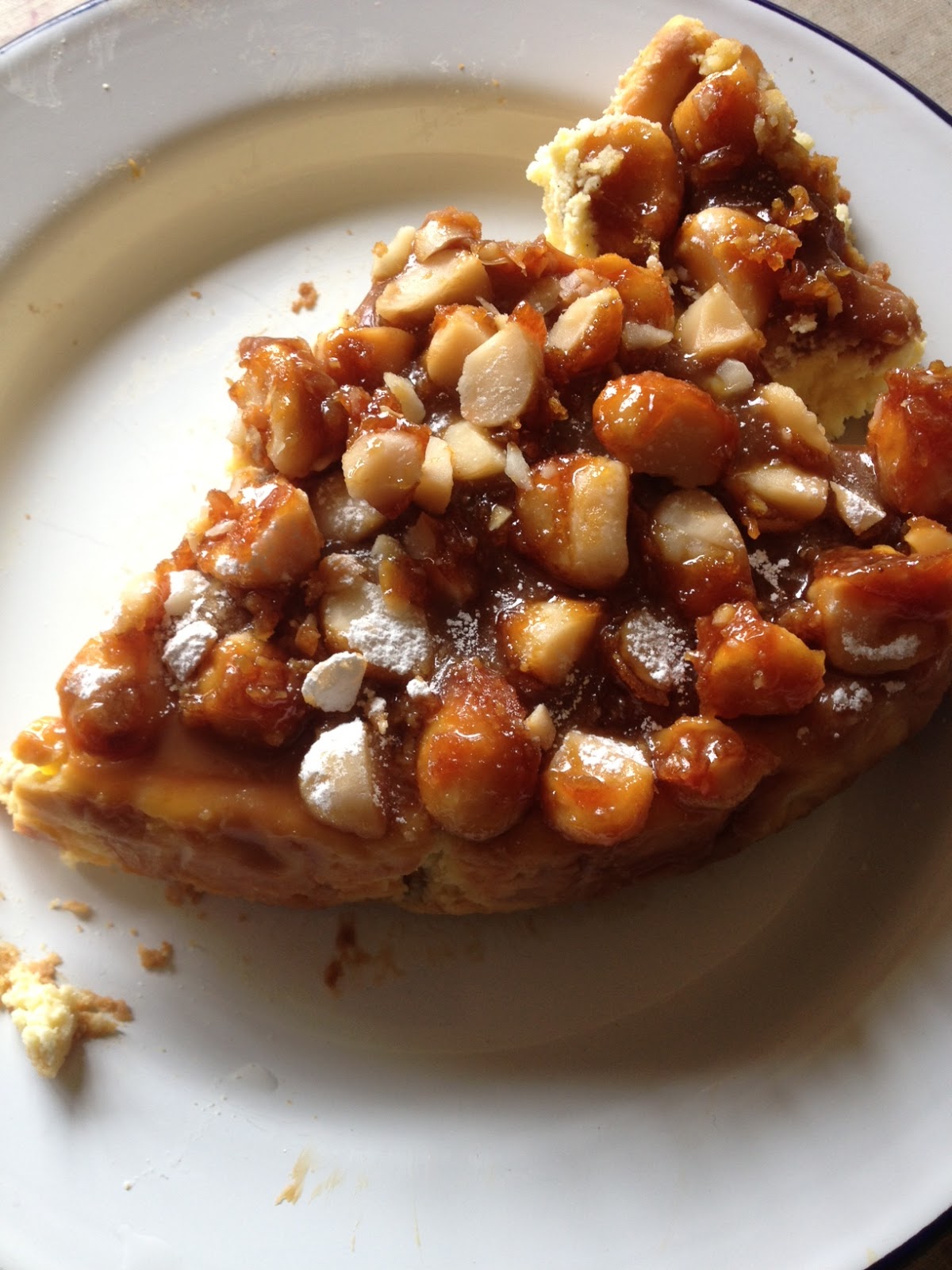 Willow Rose Ottolenghi Caramel and Macadamia Cheesecake