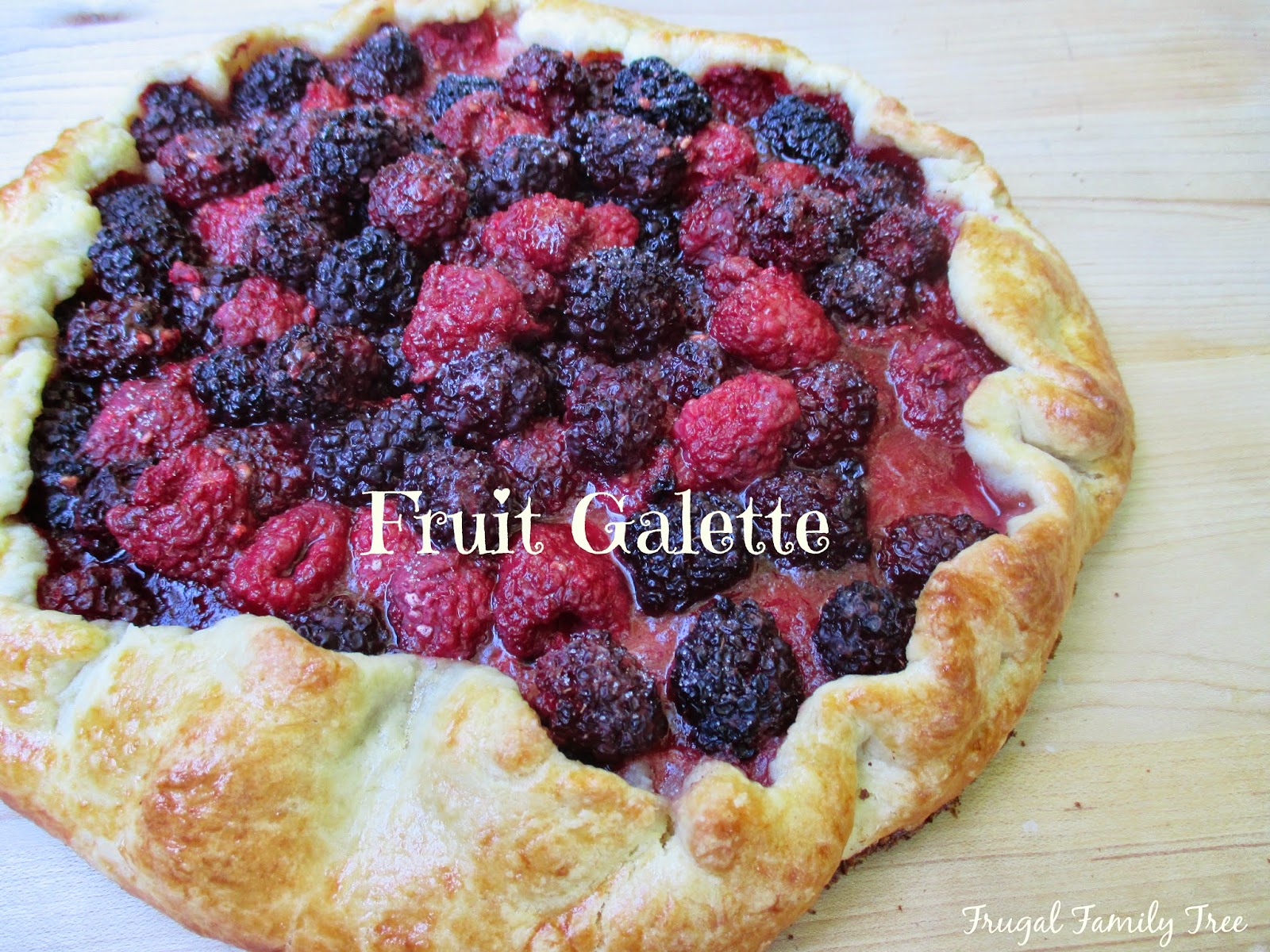 Summer Fruit Galette Frugal Family Tree